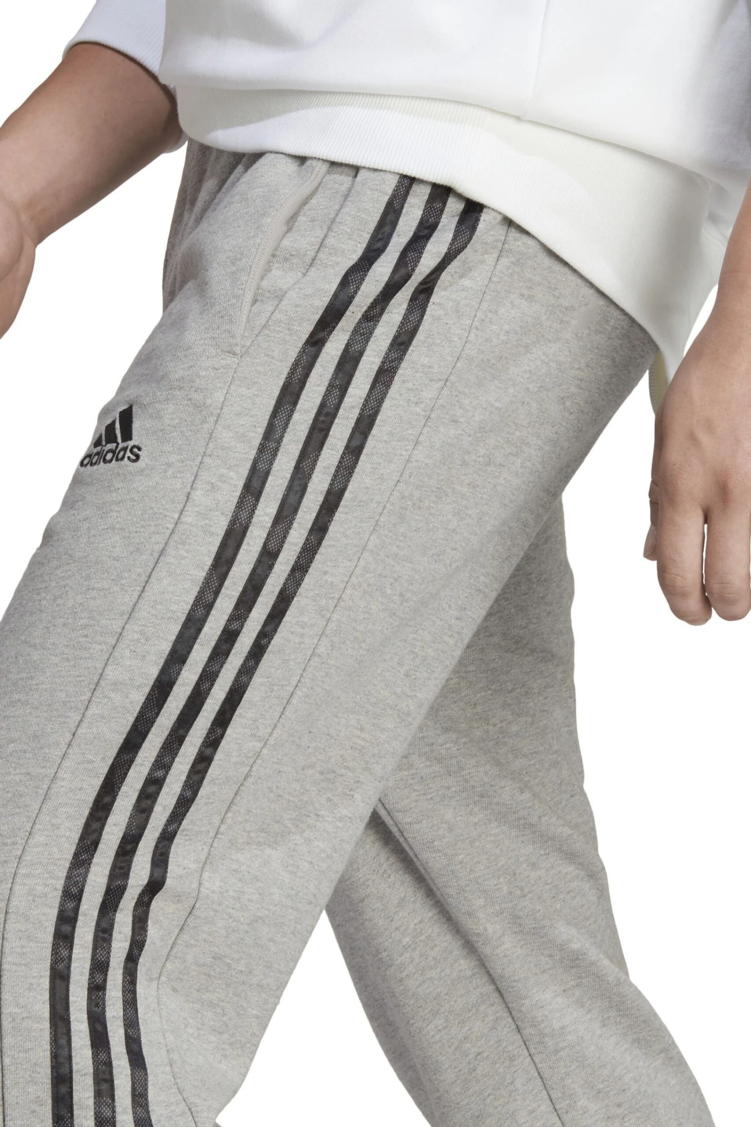 Adidas Sportswear Essentials French Terry Tapered Elastic Cuff 3-stripes Joggers 6 Adidas Sportswear Essentials French Terry Tapered Elastic Cuff 3-stripes Joggers - Image 4