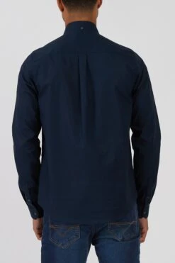 Luke 1977 Blue Oxford Shirt Dark Navy -Cheap Drape Nova Store U62445s2