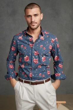 Next Signature 'Ferno' Italian Printed Fabric Shirt 14 Next Signature 'Ferno' Italian Printed Fabric Shirt -Cheap Drape Nova Store U71 045s4