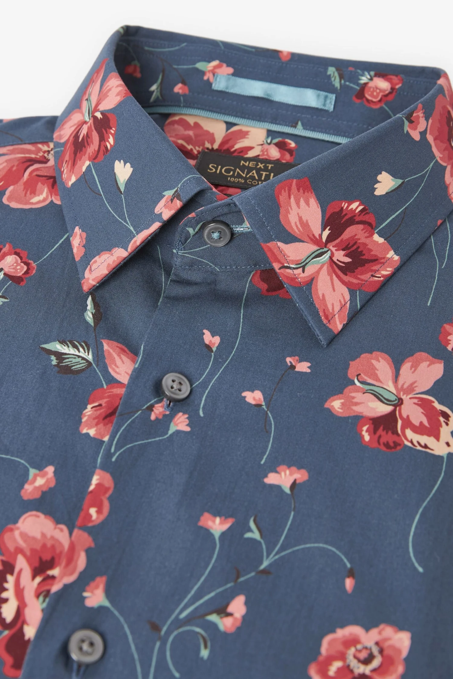 Next Signature 'Ferno' Italian Printed Fabric Shirt 9 Next Signature 'Ferno' Italian Printed Fabric Shirt - Image 7
