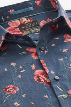 Next Signature 'Ferno' Italian Printed Fabric Shirt 18 Next Signature 'Ferno' Italian Printed Fabric Shirt -Cheap Drape Nova Store U71 045s8
