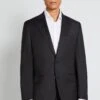 MOSS X Cerutti Black Tailored Fit Twill Suit: Jacket 2 MOSS X Cerutti Black Tailored Fit Twill Suit: Jacket -Cheap Drape Nova Store U72 914s