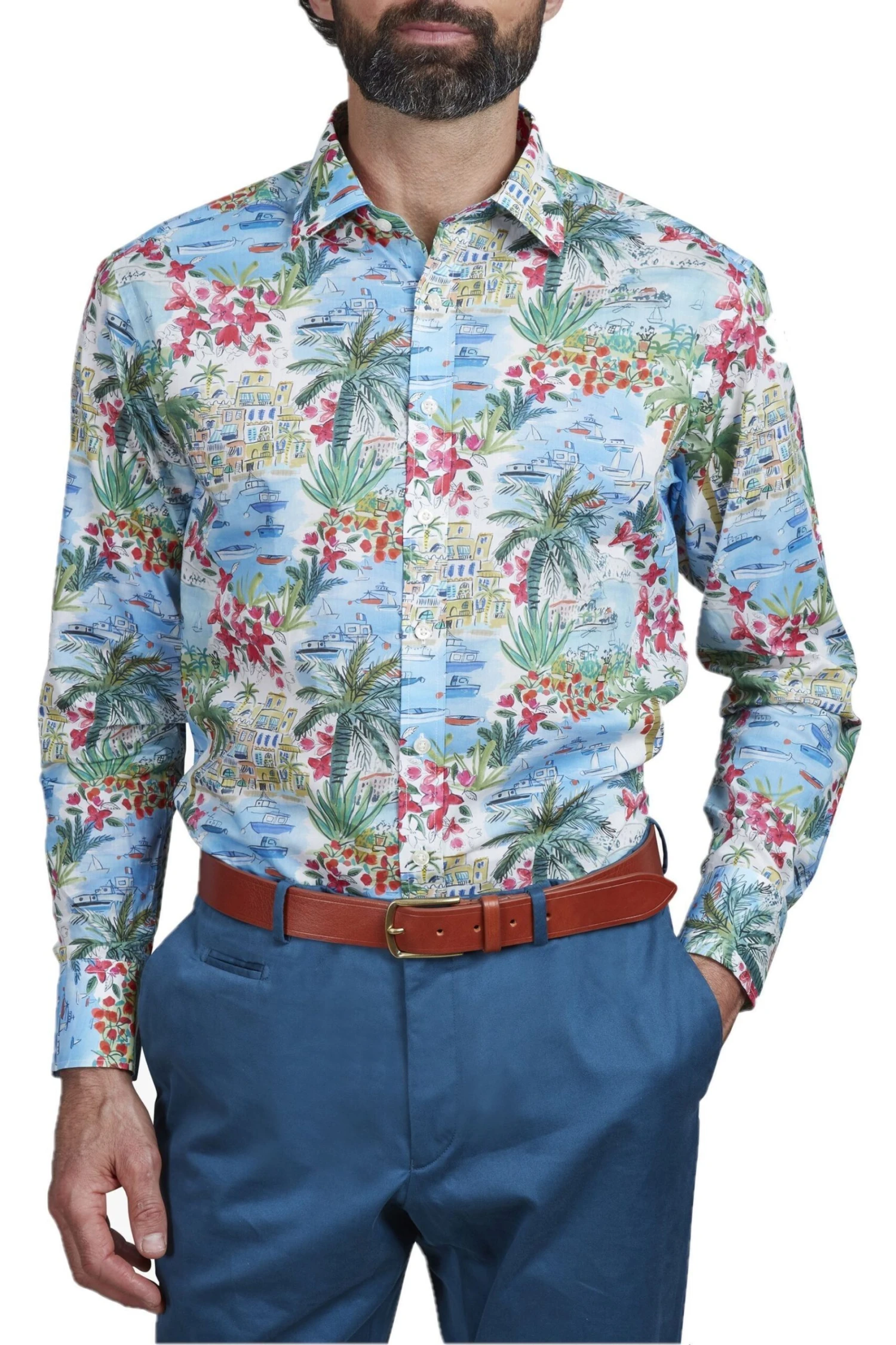 Simon Carter Blue Cape Vista Shirt 3 Simon Carter Blue Cape Vista Shirt