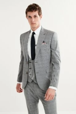 Next Skinny Check Suit: Jacket -Cheap Drape Nova Store U79 050s2