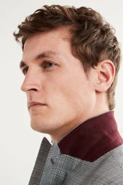 Next Skinny Check Suit: Jacket -Cheap Drape Nova Store U79 050s6