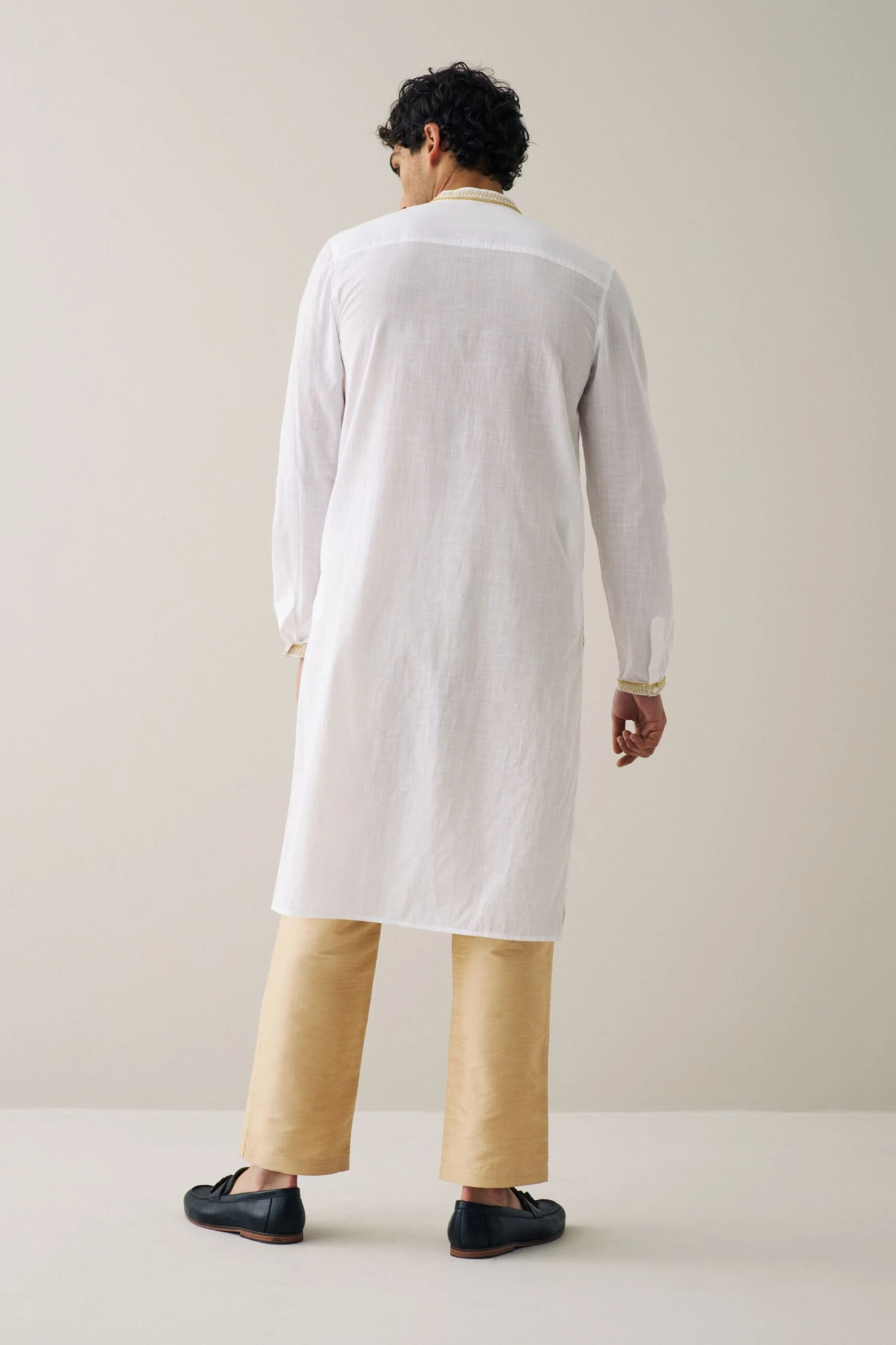 Next Long Length Embroidered Mens Kurta 5 Next Long Length Embroidered Mens Kurta - Image 3