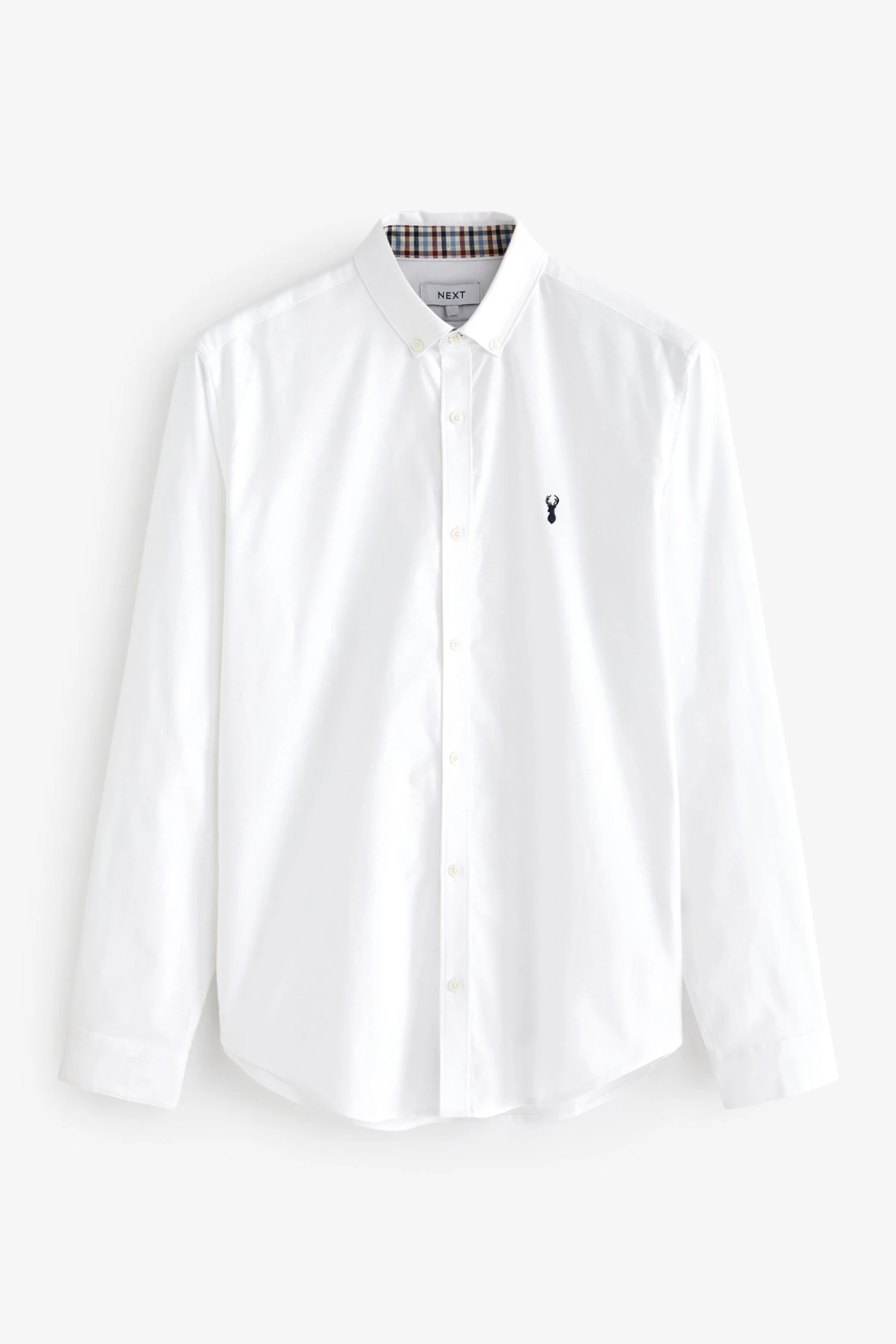 Next Long Sleeve Stretch Oxford Shirt Multipack 5 Next Long Sleeve Stretch Oxford Shirt Multipack - Image 3