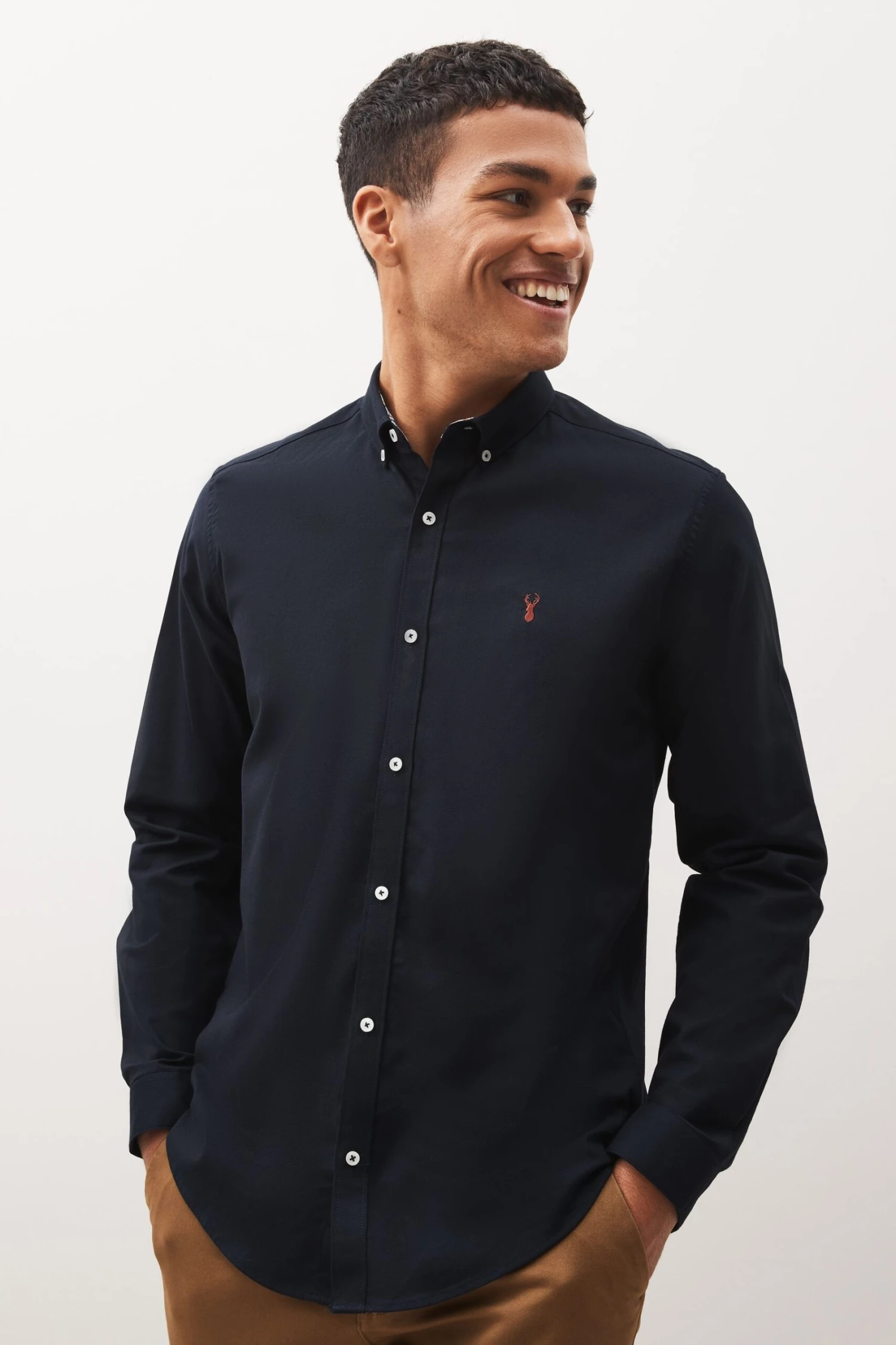 Next Long Sleeve Stretch Oxford Shirt Multipack 7 Next Long Sleeve Stretch Oxford Shirt Multipack - Image 5