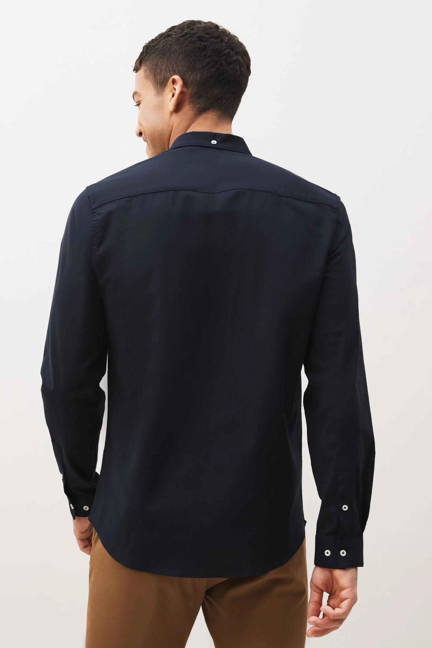 Next Long Sleeve Stretch Oxford Shirt Multipack 8 Next Long Sleeve Stretch Oxford Shirt Multipack - Image 6