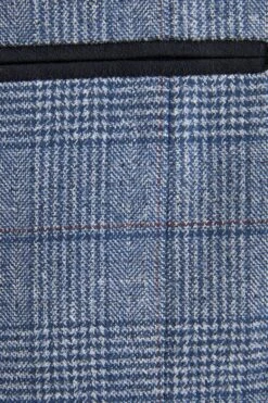 Next Blue Check Suit: Jacket -Cheap Drape Nova Store U95 875s10