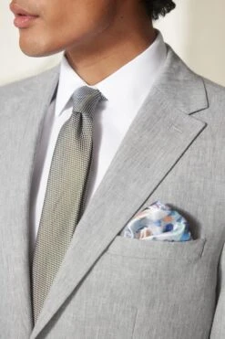 Next Tailored Fit Linen Blend Suit: Jacket -Cheap Drape Nova Store U95 924s4