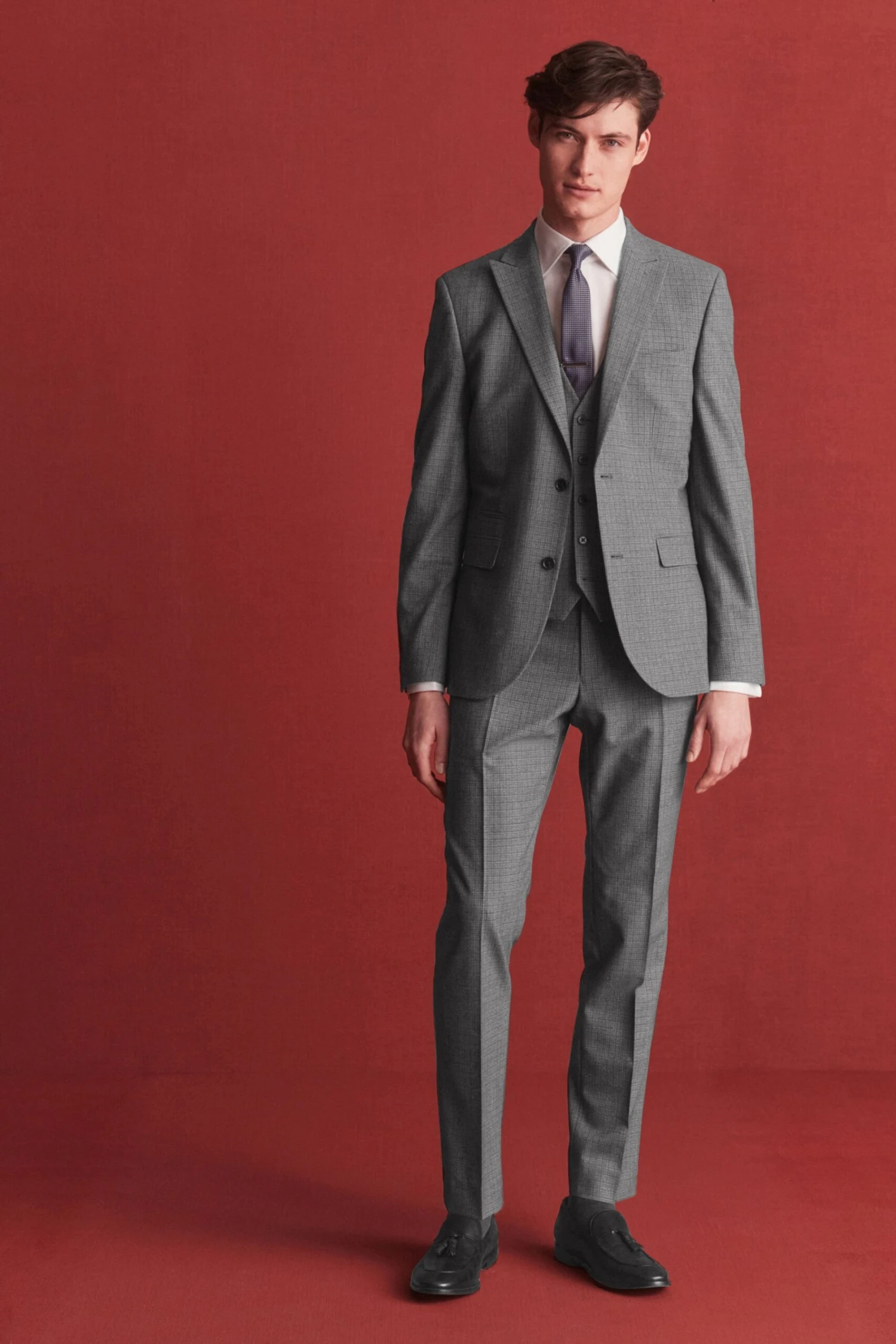 Next Wool Blend Check Suit: Jacket 4 Next Wool Blend Check Suit: Jacket - Image 2